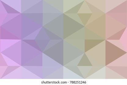 Light Multicolor vector blurry triangle background design. Geometric background in Origami style with gradient. 