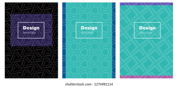 Light Multicolor vector brochure for ui, ux design. Web interface on abstract background with colorful gradient. Pattern for business books, journals.