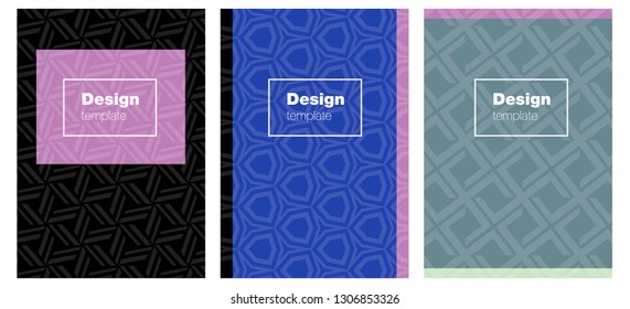 Light Multicolor vector brochure for ui, ux design. Blurred decorative design in abstract style with textbox. Template for magazines, jurnals.