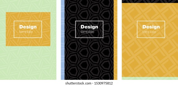 Light Multicolor vector brochure for ui, ux design. Abstract booklet on colored background with gradient. Template for magazines, jurnals.
