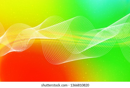 Light Multicolor vector colorful abstract background. Colorful abstract illustration with gradient. Smart design for your work.