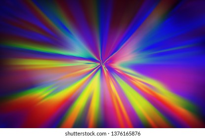 Light Multicolor vector colorful abstract background. New colored illustration in blur style with gradient. New way of your design.