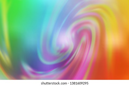 Light Multicolor vector colorful abstract texture. A completely new colored illustration in blur style. The best blurred design for your business.