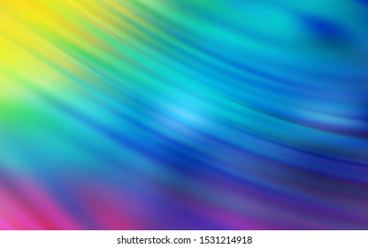 Light Multicolor vector colorful abstract background. A completely new colored illustration in blur style. Completely new design for your business.