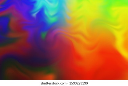 Light Multicolor vector colorful abstract texture. Glitter abstract illustration with gradient design. New style design for your brand book.