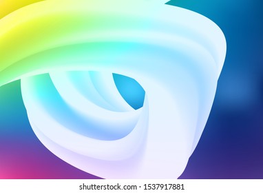 Light Multicolor vector colorful abstract background. Colorful abstract illustration with gradient. Elegant background for a brand book.