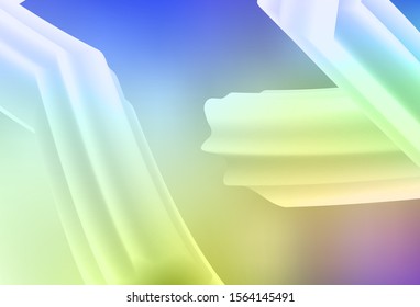 Light Multicolor vector colorful abstract background. New colored illustration in blur style with gradient. Blurred design for your web site.