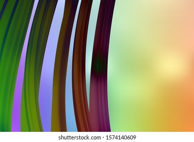 Light Multicolor vector colorful abstract background. A completely new colored illustration in blur style. Background for designs.