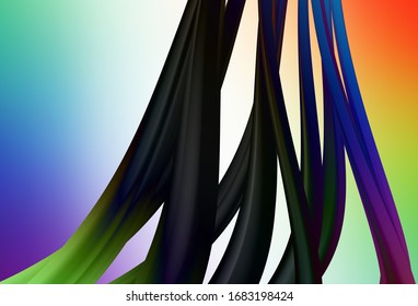 Light Multicolor vector colorful abstract texture. Modern abstract illustration with gradient. New design for your business.