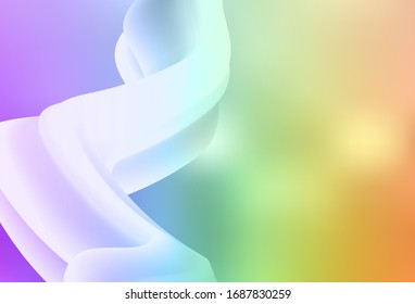 Light Multicolor vector colorful abstract background. Creative illustration in halftone style with gradient. Background for designs.