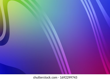 Light Multicolor vector colorful abstract texture. Glitter abstract illustration with gradient design. Blurred design for your web site.