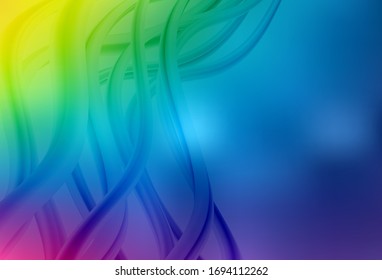 Fondo abstracto de color vectorial claro Multicolor. Ilustración abstracta colorida con degradado. Fondo para los diseños.