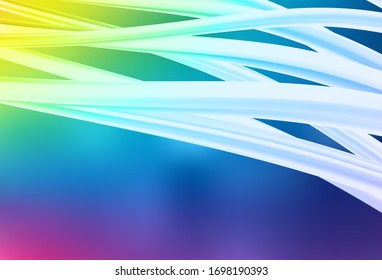 Light Multicolor vector colorful abstract background. Glitter abstract illustration with gradient design. Smart design for your work.