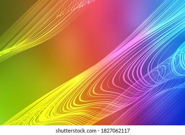 Fondo abstracto de color vectorial multicolor claro. Nueva ilustración coloreada en estilo borroso con gradiente. Diseño borroso para su sitio web.