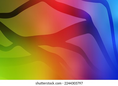 Light Multicolor vector colorful abstract texture. Modern abstract illustration with gradient. The best blurred design for your business.