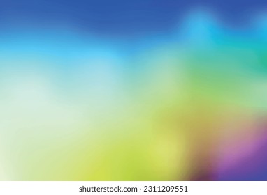 Light Multicolor vector colorful abstract texture. New colored illustration in blur style with gradient. New design for your business.