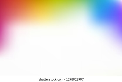 Light Multicolor vector colorful blur background. A completely new colored illustration in blur style. The best blurred design for your business.