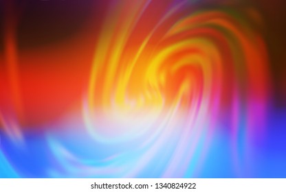 Light Multicolor vector colorful blur background. Colorful abstract illustration with gradient. Background for designs.