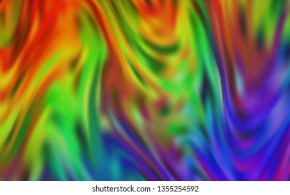 Light Multicolor vector colorful blur backdrop. Abstract colorful illustration with gradient. Blurred design for your web site.
