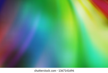 Light Multicolor vector colorful blur backdrop. Modern abstract illustration with gradient. Background for designs.