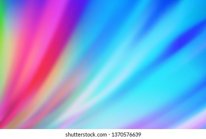 Light Multicolor vector colorful blur backdrop. Colorful abstract illustration with gradient. Completely new design for your business.