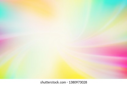 Light Multicolor vector colorful blur background. Modern abstract illustration with gradient. Completely new design for your business.
