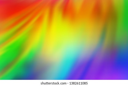 Light Multicolor vector colorful blur background. Colorful abstract illustration with gradient. New design for your business.