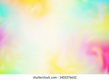 Light Multicolor vector colorful blur backdrop. Abstract colorful illustration with gradient. New design for your business.
