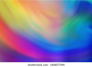 Light Multicolor vector colorful blur backdrop. Shining colored illustration in smart style. New style for your business design.
