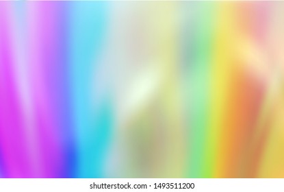 Light Multicolor vector colorful blur backdrop. An elegant bright illustration with gradient. Background for designs.