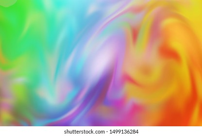 Light Multicolor vector colorful blur backdrop. An elegant bright illustration with gradient. Elegant background for a brand book.