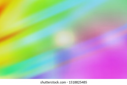 Light Multicolor vector colorful blur backdrop. Glitter abstract illustration with gradient design. Elegant background for a brand book.