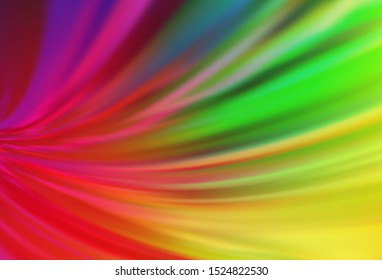 Light Multicolor vector colorful blur backdrop. An elegant bright illustration with gradient. New style for your business design.