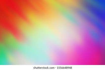 Light Multicolor vector colorful blur backdrop. Modern abstract illustration with gradient. Blurred design for your web site.
