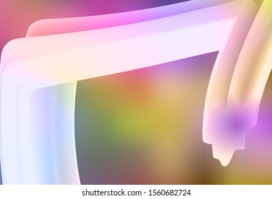 Light Multicolor vector colorful blur backdrop. An elegant bright illustration with gradient. Blurred design for your web site.