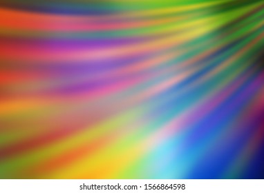 Light Multicolor vector colorful blur background. Shining colored illustration in smart style. New way of your design.