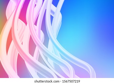 Light Multicolor vector colorful blur background. Colorful abstract illustration with gradient. Background for a cell phone.