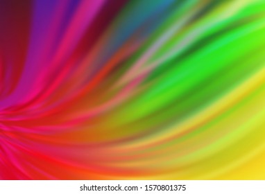 Light Multicolor vector colorful blur backdrop. An elegant bright illustration with gradient. New style for your business design.