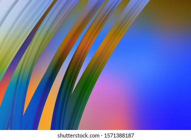 Light Multicolor vector colorful blur backdrop. Shining colorful illustration in smart style. Smart design for your work.