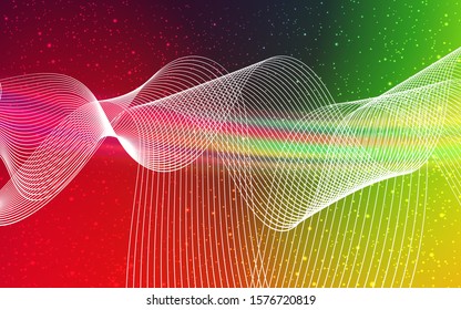 Light Multicolor vector colorful blur backdrop. Abstract colorful illustration with gradient. Completely new design for your business.