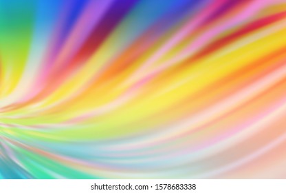 Light Multicolor vector colorful blur backdrop. Colorful abstract illustration with gradient. Completely new design for your business.