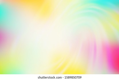 Light Multicolor vector colorful blur background. Glitter abstract illustration with gradient design. The best blurred design for your business.