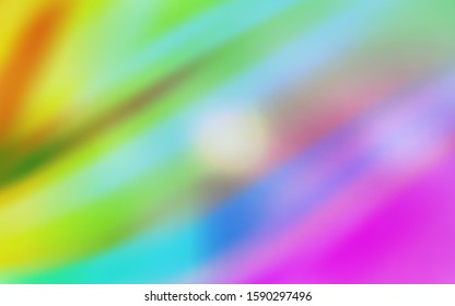 Light Multicolor vector colorful blur backdrop. Glitter abstract illustration with gradient design. Elegant background for a brand book.