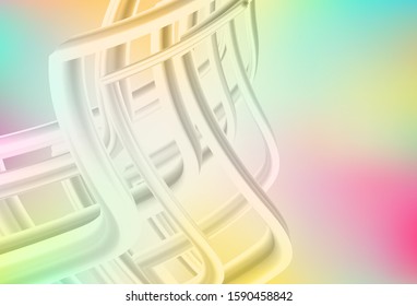 Light Multicolor vector colorful blur background. Modern abstract illustration with gradient. Elegant background for a brand book.