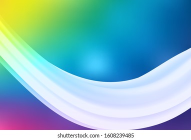 Light Multicolor vector colorful blur background. Colorful illustration in abstract style with gradient. Elegant background for a brand book.
