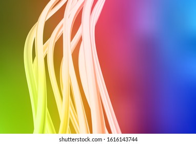 Light Multicolor vector colorful blur backdrop. Glitter abstract illustration with gradient design. Smart design for your work.