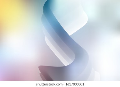 Light Multicolor vector colorful blur background. Glitter abstract illustration with gradient design. New design for your business.