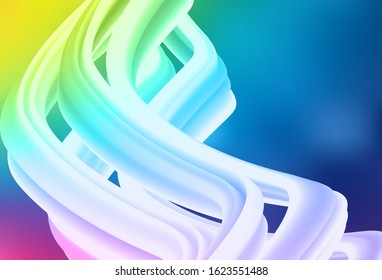 Light Multicolor vector colorful blur backdrop. Colorful abstract illustration with gradient. Blurred design for your web site.