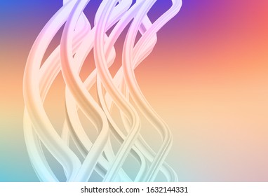 Light Multicolor vector colorful blur backdrop. Colorful abstract illustration with gradient. Background for designs.