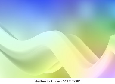 Light Multicolor vector colorful blur background. A completely new colored illustration in blur style. Background for a cell phone.